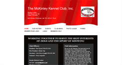 Desktop Screenshot of mckinleykennelclub.org